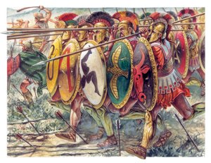 古希腊：重装步兵 - 古希腊：重装步兵 - 插图：Giuseppe Rava 作者 朱塞佩·拉瓦（Giuseppe Rava）