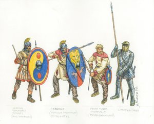 罗马军队：军团辅助弓箭手和 cataphract 作者 朱塞佩·拉瓦（Giuseppe Rava）