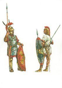 罗马三利士和汉尼拔的西班牙裔足球战士 作者 朱塞佩·拉瓦（Giuseppe Rava）
