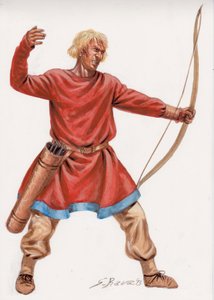 西哥特弓箭手 作者 朱塞佩·拉瓦（Giuseppe Rava）