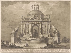 1773年的奇纳河的Prima Macchina：和平之殿，1773年。