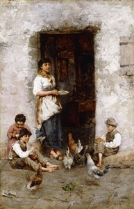 进餐时间;餐 作者 朱塞佩·赞诺尼