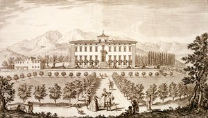 Villa del Barone酒店位于1744年至1957年，由Giuseppe Bouchard撰写的“托斯卡纳风景”