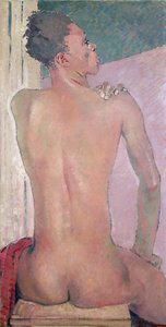 黑人坐姿的背面图，1937年 作者 格林·沃伦·菲尔波特