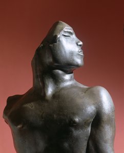 人物碎片，约1922年（青铜）（187950的细节）。 作者 格林·沃伦·菲尔波特