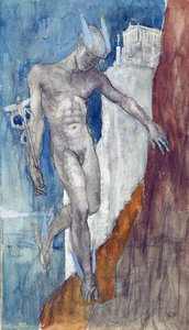 Hermes Descending（铅笔和马桶） 作者 格林·沃伦·菲尔波特