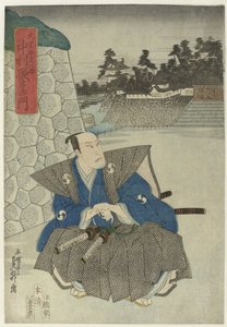 城墙上的武士 作者 御蝶亭贞达