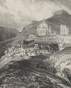 圣内泰尔教堂的外部天井，1831年。 作者 戈德弗罗伊·恩格尔曼