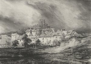 庞吉博城堡，1830年。