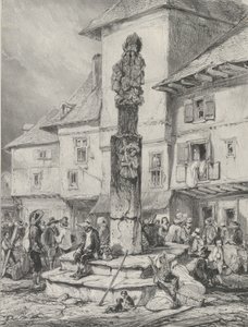 Chaudesaigues十字架，1831年。