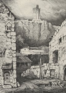 波利尼亚克城堡的地窖，1830年。 作者 戈德弗罗伊·恩格尔曼