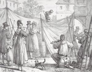 猴子和豹子 猴子》，1818年。