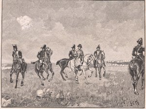 拿破仑和他的套房在布洛涅公元1803年
