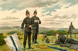 1890年米德尔塞克斯维多利亚步枪-志愿者。 作者 戈弗雷·道格拉斯·吉尔斯