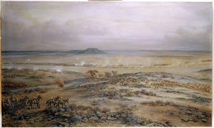1900年，帕德伯格附近的Vedute Drift进攻Cronje？s部队 作者 戈弗雷·道格拉斯·吉尔斯