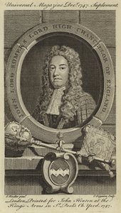 John Lord Somers，英格兰高级大法官 作者 戈弗雷·克纳勒