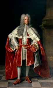 亨利的肖像，第一个圣约翰子爵（1652-1742）在他的加冕礼服，1727年