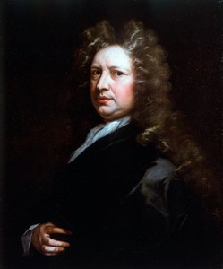 托马斯-特伯顿（1635-1710）的肖像，演员，戈弗雷-耐勒（1646-1723）的画，布面油画 作者 戈弗雷·克纳勒
