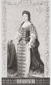 玛丽二世女王（1662-94）来自“英国和苏格兰历史插图”第二卷