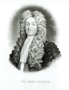 Hans Sloane爵士（1660-1753）由William Home Lizars（1788-1859）刻在Sloned的Jardine自然学家图书馆的回忆录中，电话：1833-45 作者 戈弗雷·克纳勒