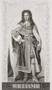 威廉三世（1650-1702）来自“英国和苏格兰历史插图”第二卷 作者 戈弗雷·克纳勒