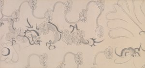 五进贡马详图（水墨设色纸本）