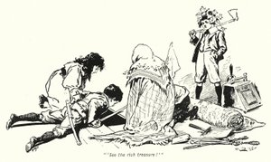 E-奈斯比特的《寻宝者的故事》插图（平板）。 作者 戈登·弗雷德里克·布朗