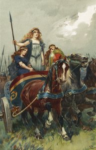 女王博阿迪西亚 作者 Gordon Frederick Browne