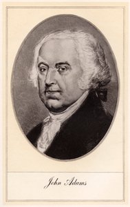美国第二任总统约翰·亚当斯（John Adams），二十世纪初。 作者 戈登·罗斯