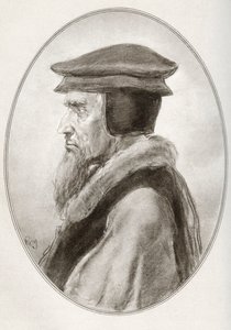 约翰·加尔文（John Calvin），原名杰汉·考文（Jehan Cauvin），出自《宗教领袖传记》