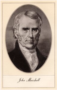 美国政治家和法学家约翰·马歇尔（John Marshall），二十世纪初。