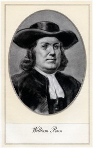 宾夕法尼亚州创始人威廉·佩恩（William Penn），二十世纪初。