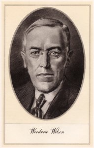 美国第28任总统伍德罗·威尔逊（Woodrow Wilson），20世纪初