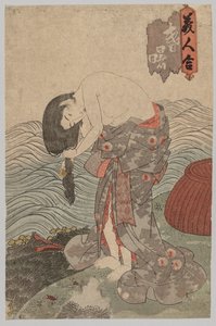 梳理头发的女潜水员，1786-1864。