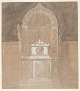 男爵 C. F. von Rumohr 的墓碑F. von Rumohr 1845 作者 戈特弗里德·森珀