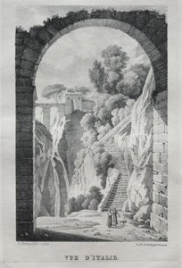 意大利，1820年。 作者 戈特弗里德（Gottfried）或戈德弗罗伊（Godefroy Engelmann）