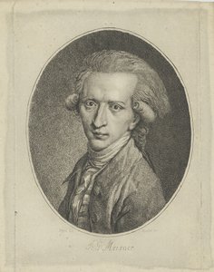 奥古斯特·哥特利布·迈斯纳（1753-1807）的肖像，c。 1800。