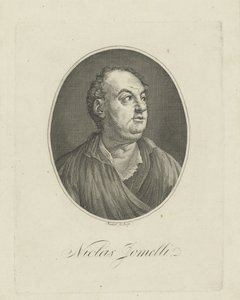作曲家NiccolòJommelli的肖像1714-1774。