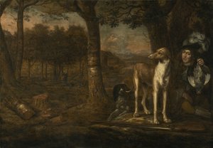 狩猎之后 作者 Govert Dircksz。坎普森