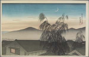 1920年1月，Ko_be的月亮傍晚 作者 桥口吾代