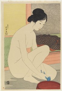 1915年10月在巴斯的女人 作者 桥口吾代