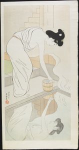 1929年后，温泉的女人 作者 桥口吾代