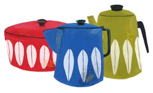 Pots and Kettle，2014（纸上油）