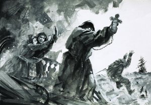 在葡萄牙兵舰上作战 作者 格雷厄姆·科顿