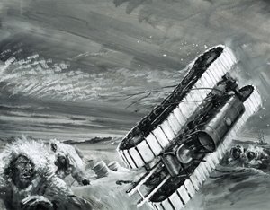 英联邦湾的风吹过雪地拖拉机 作者 格雷厄姆·科顿