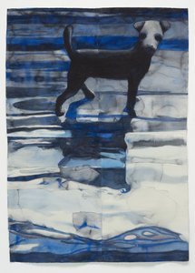 玩具狗，2025 年（水彩画）