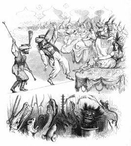 亨利-福尼尔为小说《另一个世界》绘制的插图 作者 格兰维尔 (1803 47)