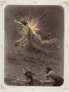 明星。代表 "恶星"（不幸）的女人--格兰德维尔的作品 作者 Grandville