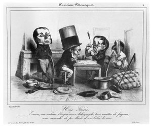 缉获，1840年 作者 Grandville