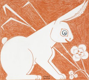 兔子， 作者 格兰特·伍德